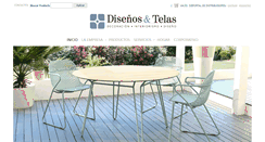 Desktop Screenshot of disenosytelas.com